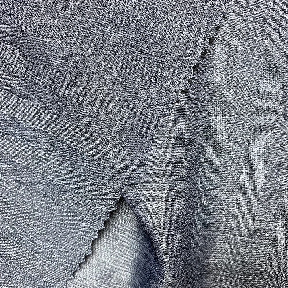 Popular Product Poly Two-tone Fabrics Melange Grey Chiffon Fabric for Cloth