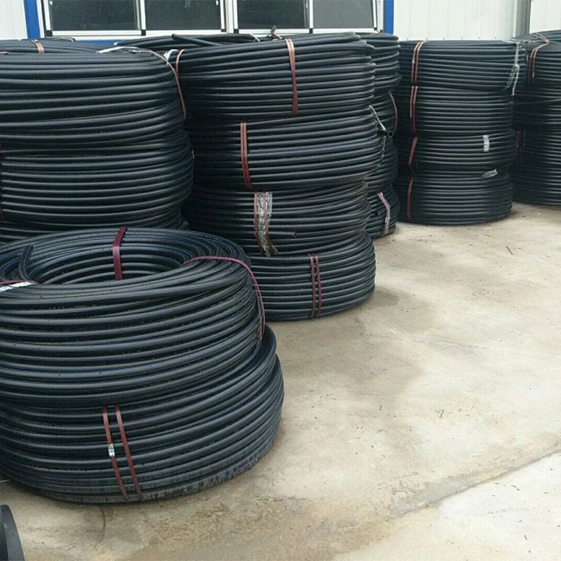 Hot Sale Black Plastic Hdpe Polyethylene Watering Pipe Coiled Pe Pipe