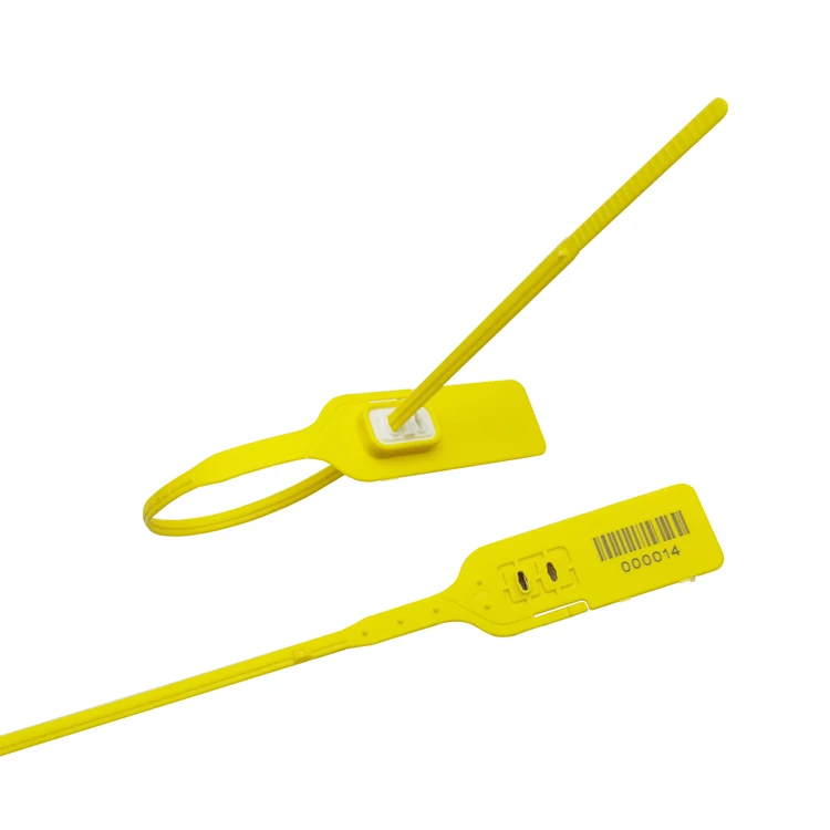 400mm Metal Insert Truck Container Plastic Padlock Seal Double Lock Security Seal