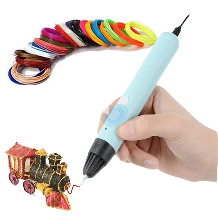 Factory Direct Supply Easy To Operate Nozzle Pla Filament 3d Printer Pen for kids toys
