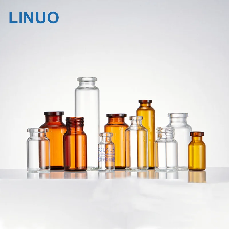 Pharmaceutical Borosilicate Glass Vial  For Injection, Liquid Medicine