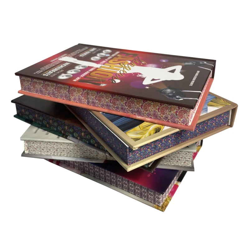 Sprayed Edges Novel Printing Service Custom Logo Classic And Binding A5 Customized Hardcover Book Printing With Slipcase