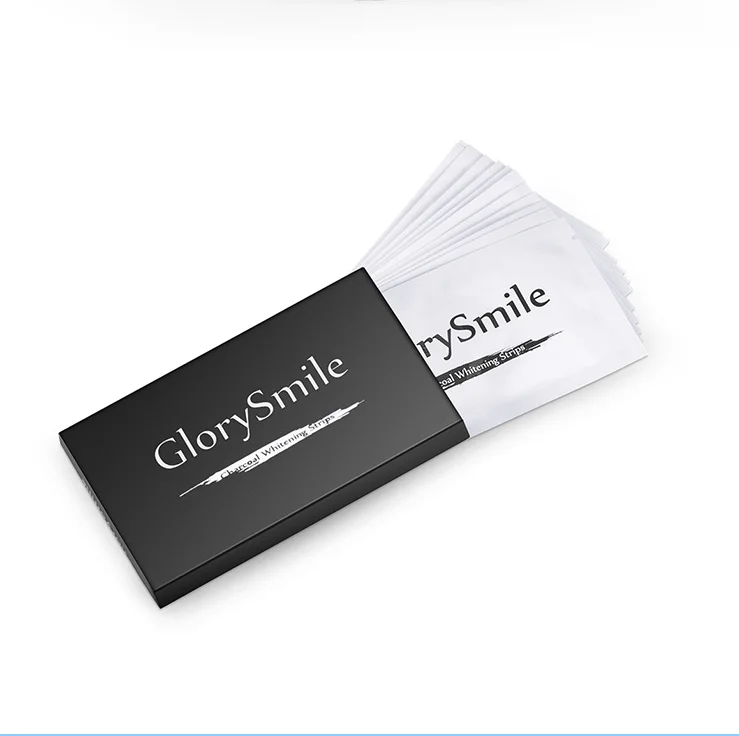 China factory Professional All Natural Wholesales Teeth Whitening Tooth Strips 3d Private Logo Coconut Activated Charcoal