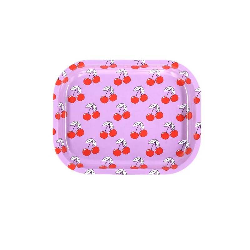 Custom Metal trays Tobacco Accessories Rolling tray with lids tin rolling trays Smoking Products