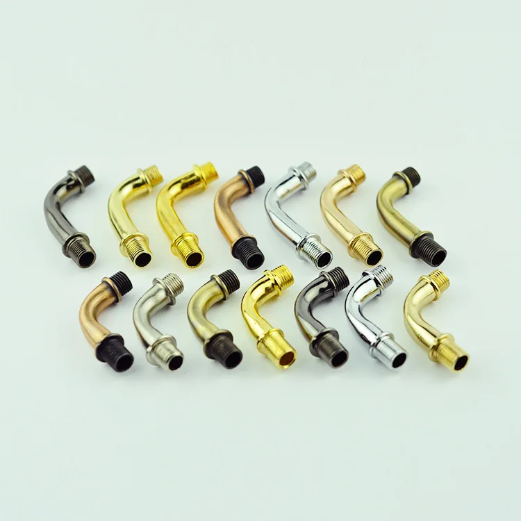 Seven bend pipe connection pipe table lamp wall lamp chandelier transfer iron pipe fittings hardware lighting fittings
