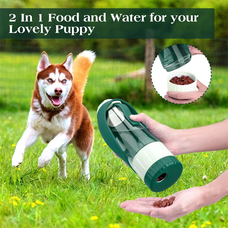 Leak Proof Portable Pet Travel Drinking Bottle Container Puppy Pet Cat Water Dispenser Outdoor Hiking Dog Water Bottle