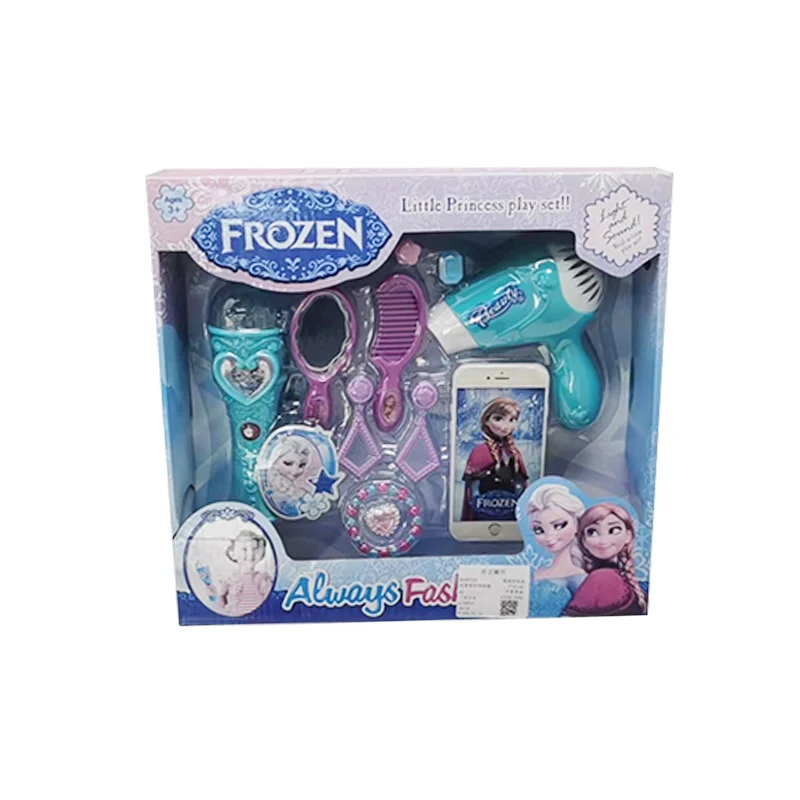 Color Design Girls Make Up Set Cartoon Plastic Toy Intelligent Cosmetic Toy