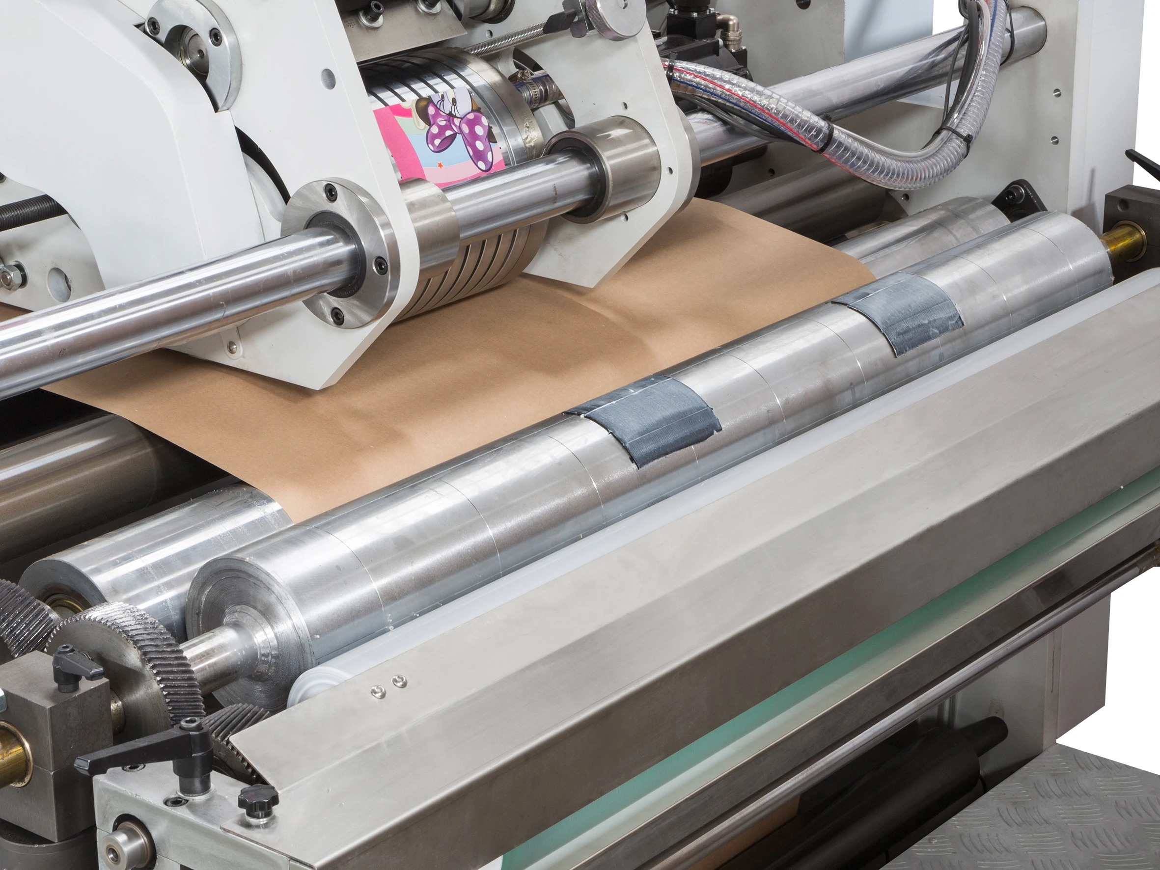 LILIN Automatic square bottom paper bag making machine paper bag production machine with flat handle paper bag making