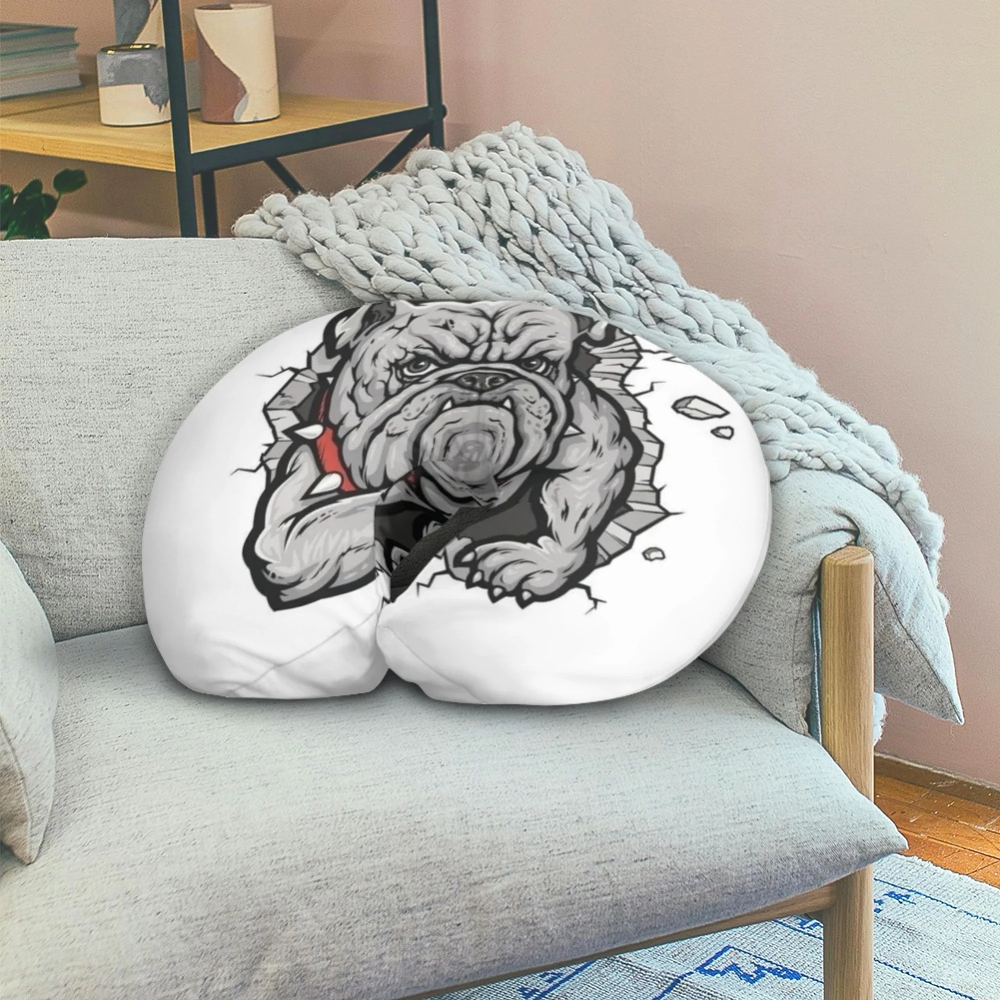 Child Anime Pink Luxury Neck Travel Pillows With Filler Custom U Shaped Memory Travel PILLOW CASE For Airplanes