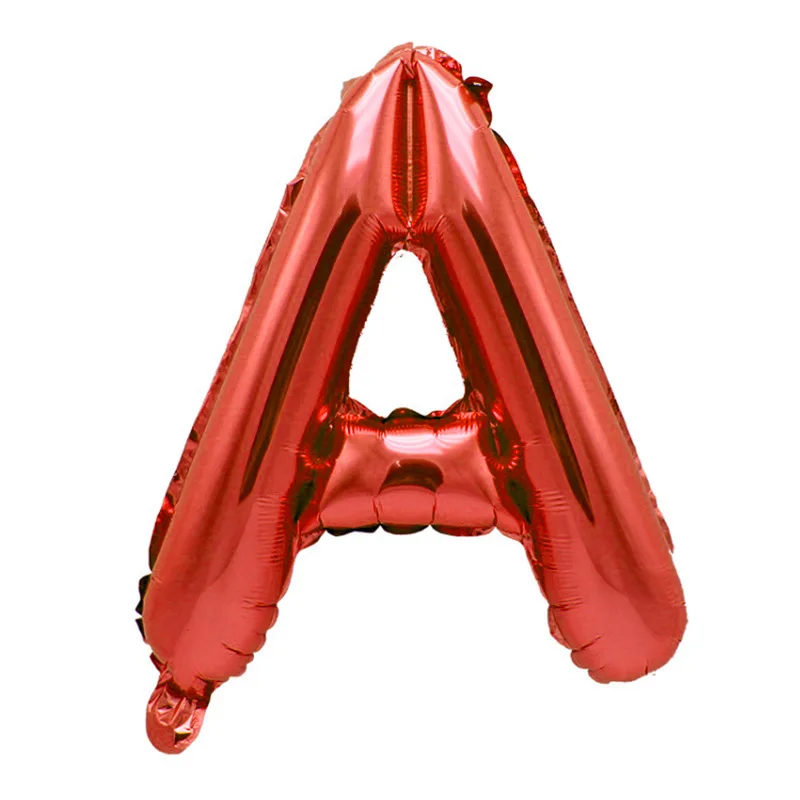 Wholesale A-Z Small Letter Aluminum Foil Globos 16 Inch Alphabet Letters Balloons For Party Decor