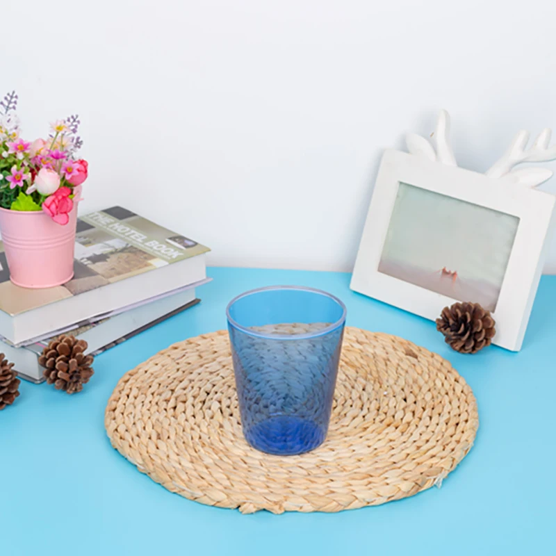 Custom Blue Glass Mugs Coffee Cup Glass Cup For Home Hotel Tableware