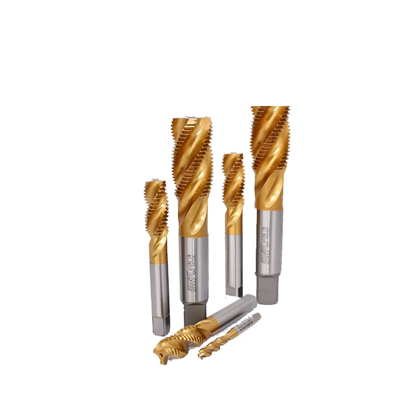 Yellow Screw tap high quality HSS thread taps hand screw tap