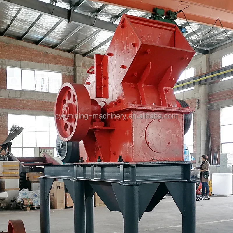 10TPH High Performance Mobile Gold Ore Hammer Mill Mini Stone Rock Hammer Crusher Machine
