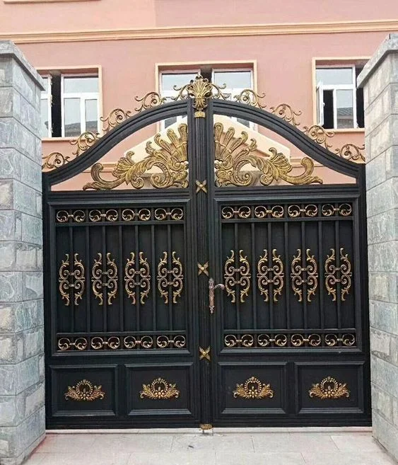 New design American entry doors villa luxury exterior gate for house