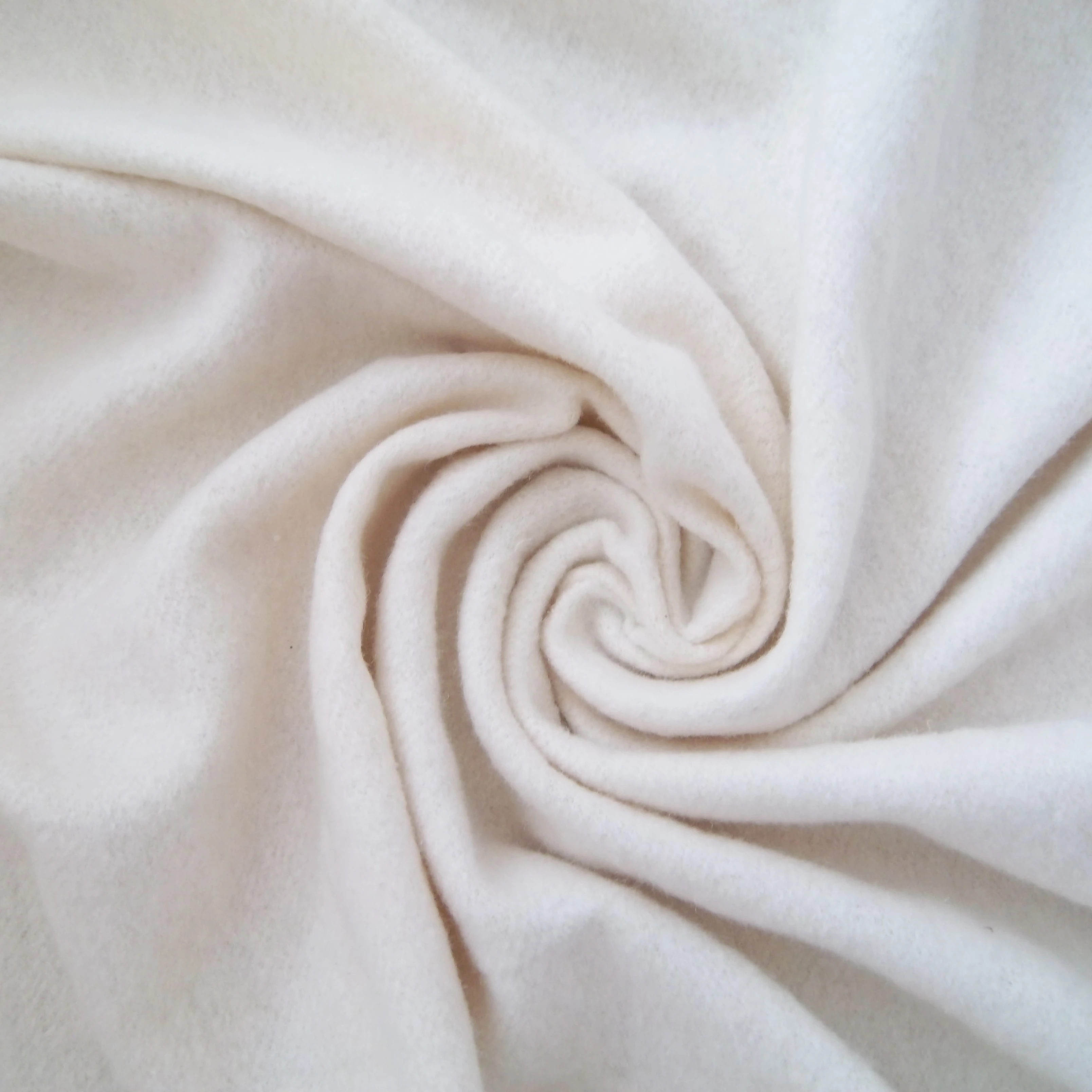 Natural Fiber Heavy Weight 500GSM Organic Cotton Fleece Brushed Fabric Organic Cotton Fleece Hoodie Fabric