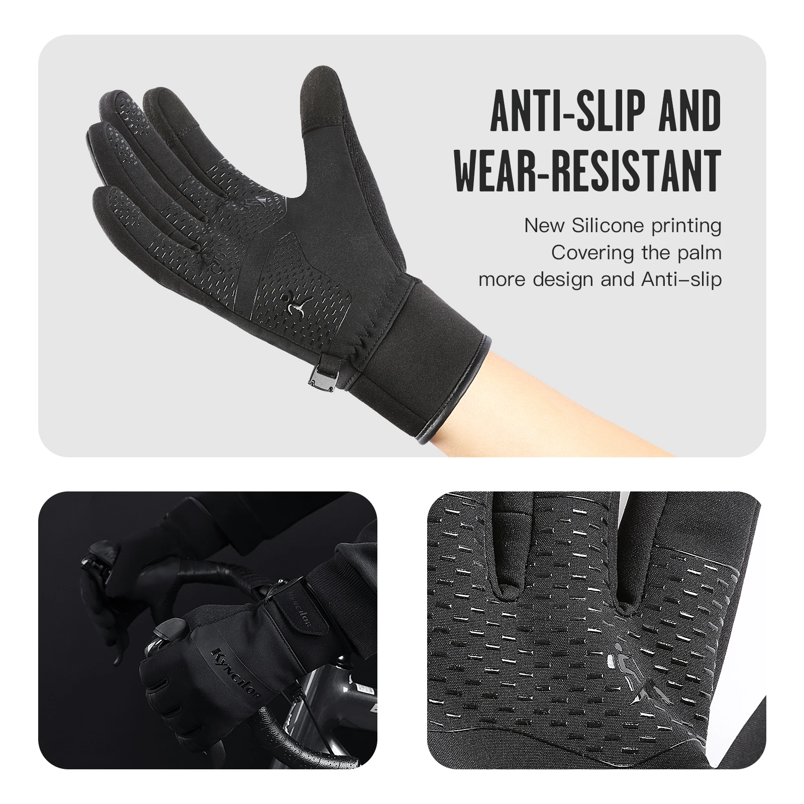 3M Thinsulate Waterproof Winter Gloves Men Women Thicken Touchscreen Cold Weather Ski Gloves Warm Cycling Sports Thermal Gloves