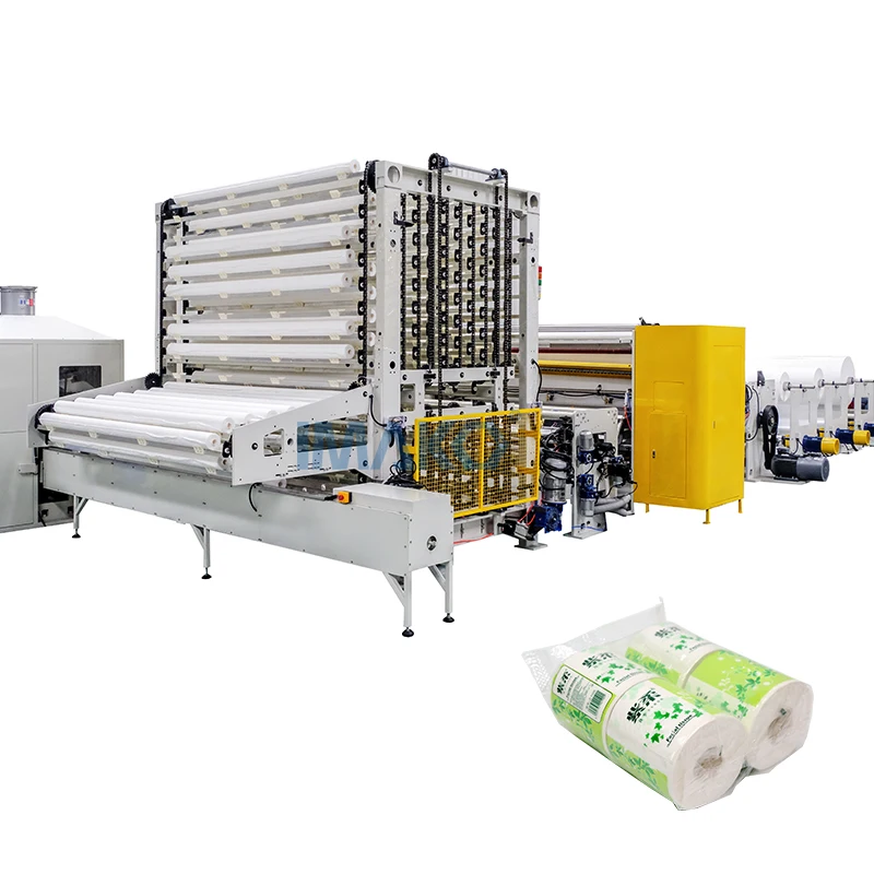 Paper Product Processing Line Roll Paper Making Machine Toilet Paper Rewinder Price