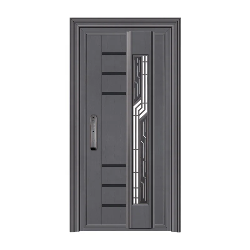 Latest Designs Security Steel Doors For Houses Metal Exterior Front Entry Door Main Entrance Doors