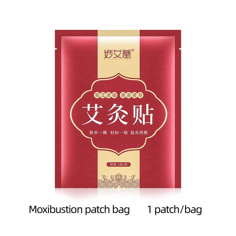 New Product Moxibustion Patch Herb Heat Magnetic Moxa Patch Warm Paste Wormwood Moxa Plaster