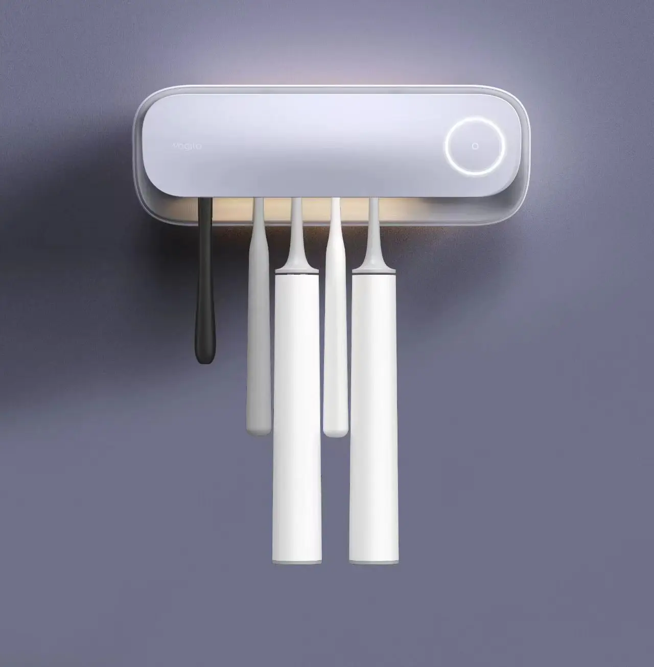 ceramic toothbrush holder 3 cups toothbrush stand series storage box on wall