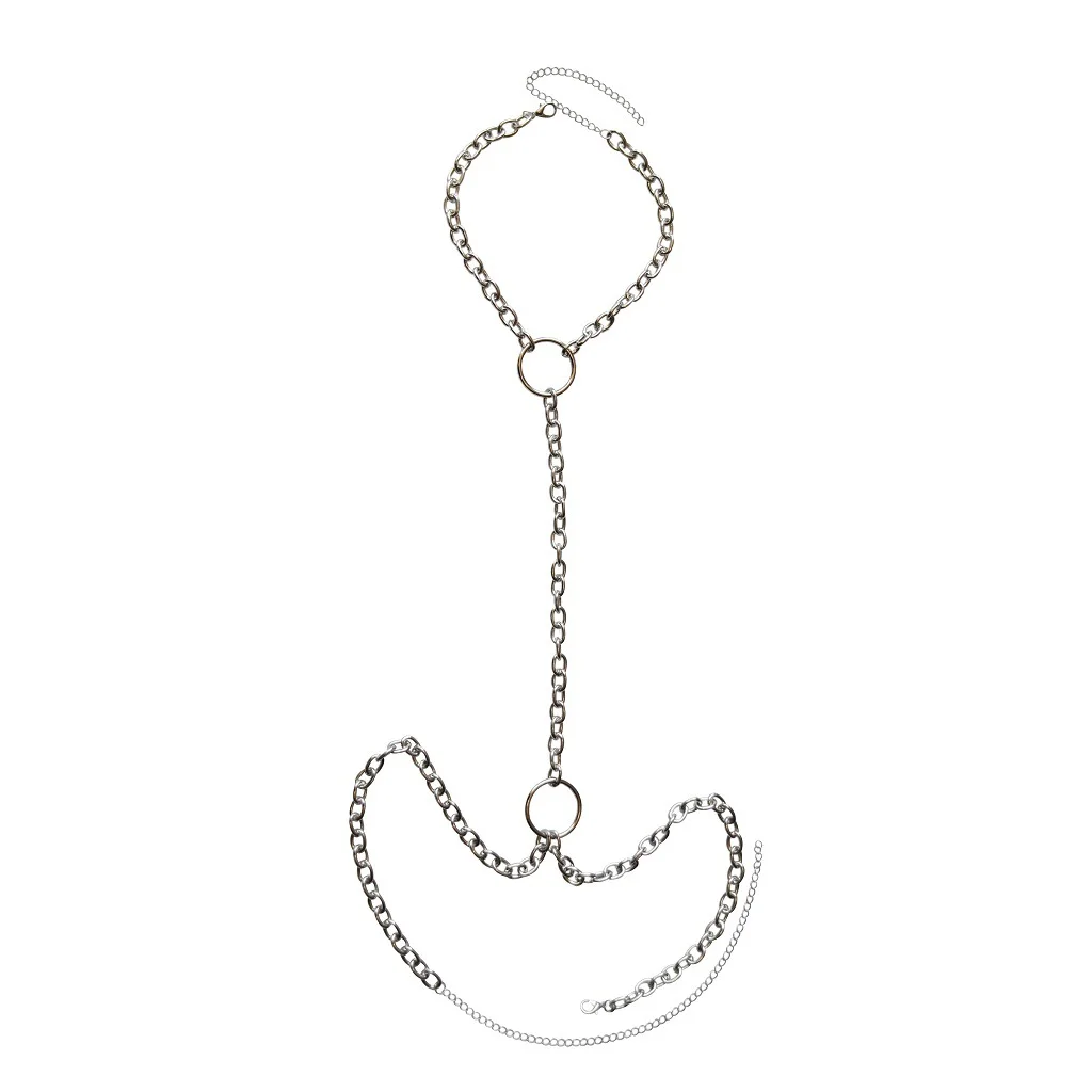 Body chain Jewelry harness Gothic body chain necklace for women sexy waist belly Belt festival girls Punk Fashion Accessories