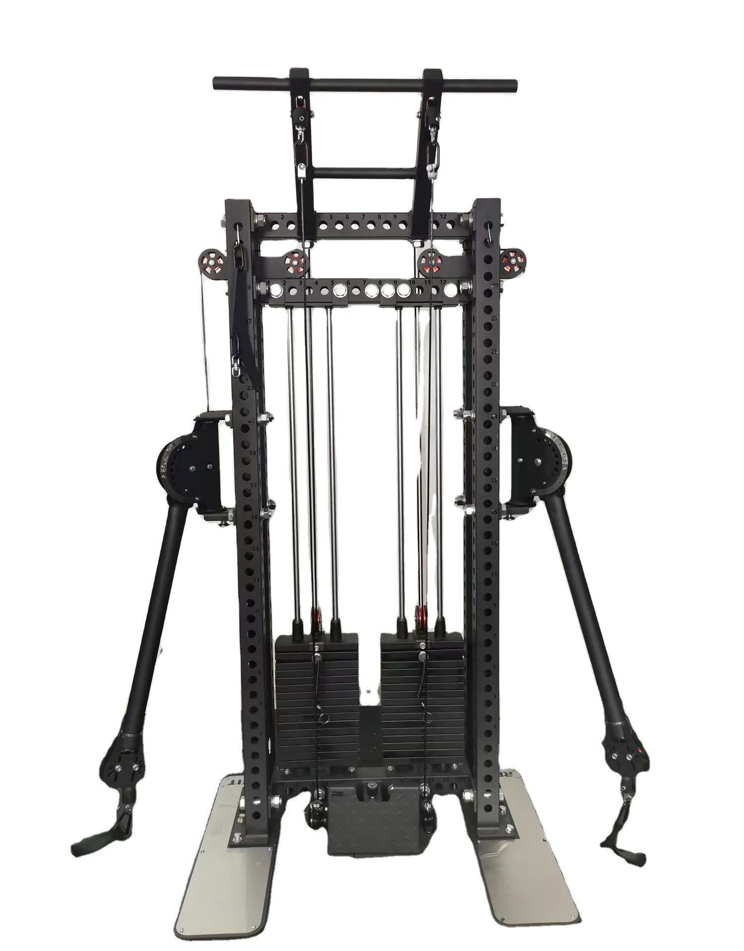 Exercise Machines Body Building Fitness Dual Cable Functional Trainer Free Arm Cable Machine