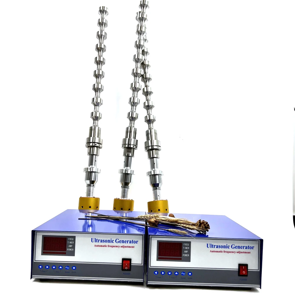 1000W Ultrasonic Vibration Rod 20KHz Ultrasonic Reactor Customize Titanium Tubular Transducer For Biodiesel