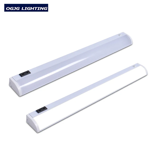 OGJG on off switch led slim cabinet fixture ultra thin linear kitchen aluminum batten lights