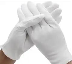 High quality Cotton/Nylon Marching Gloves, Formal Tuxedo Honor Guard Parade Gloves, Eczema and Dry Hands Eczema gloves