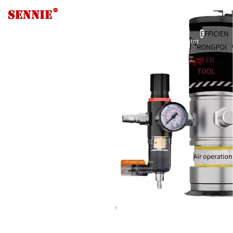 Auto pneumatic grease lubricant transfer injector lubricator pump Air Operated Dispenser Lubricator Barrel Bucket Grease Pump