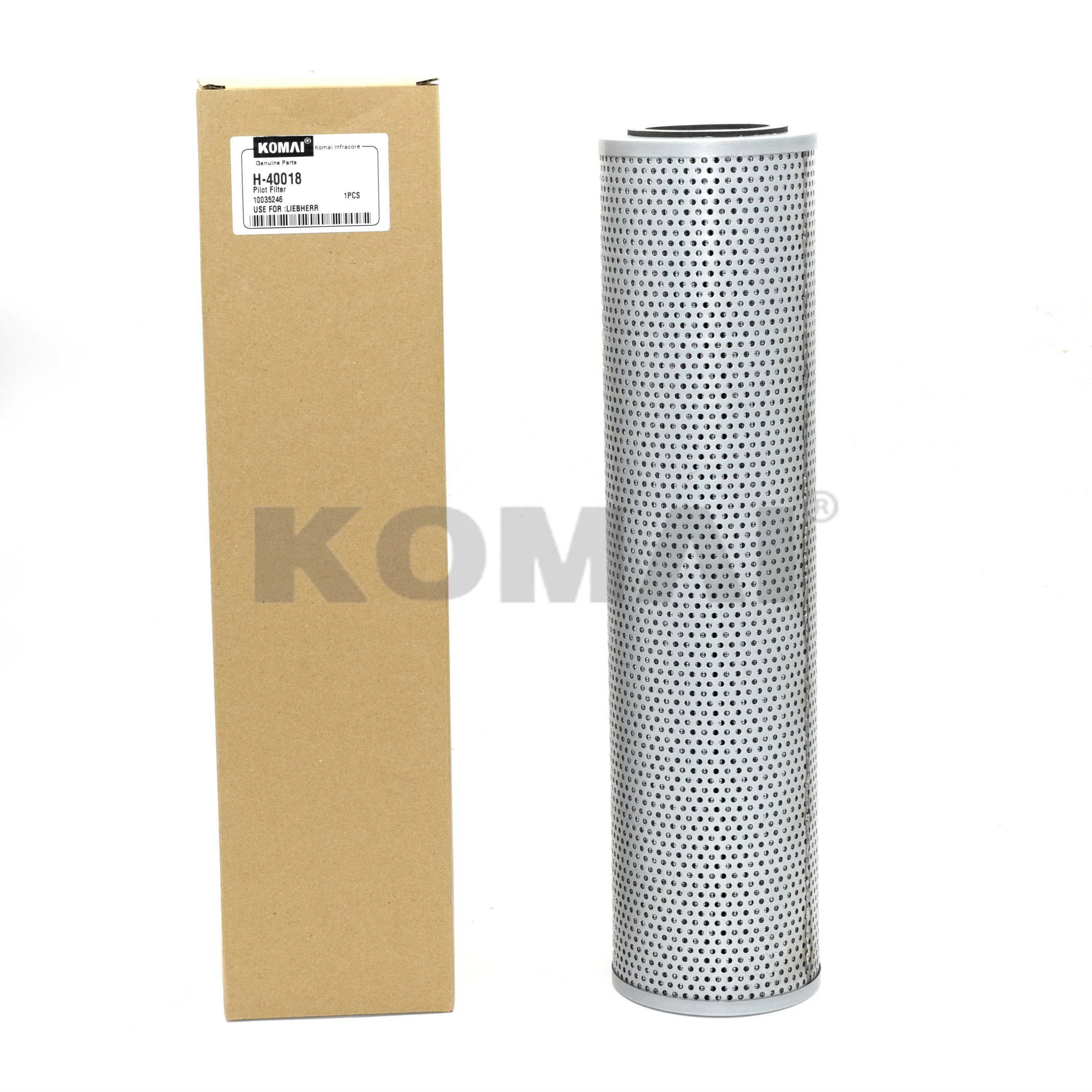 KOMAI Filter 10035246 SH68091 Hydraulic Oil Return Filter for Liebherr 944 Excavator