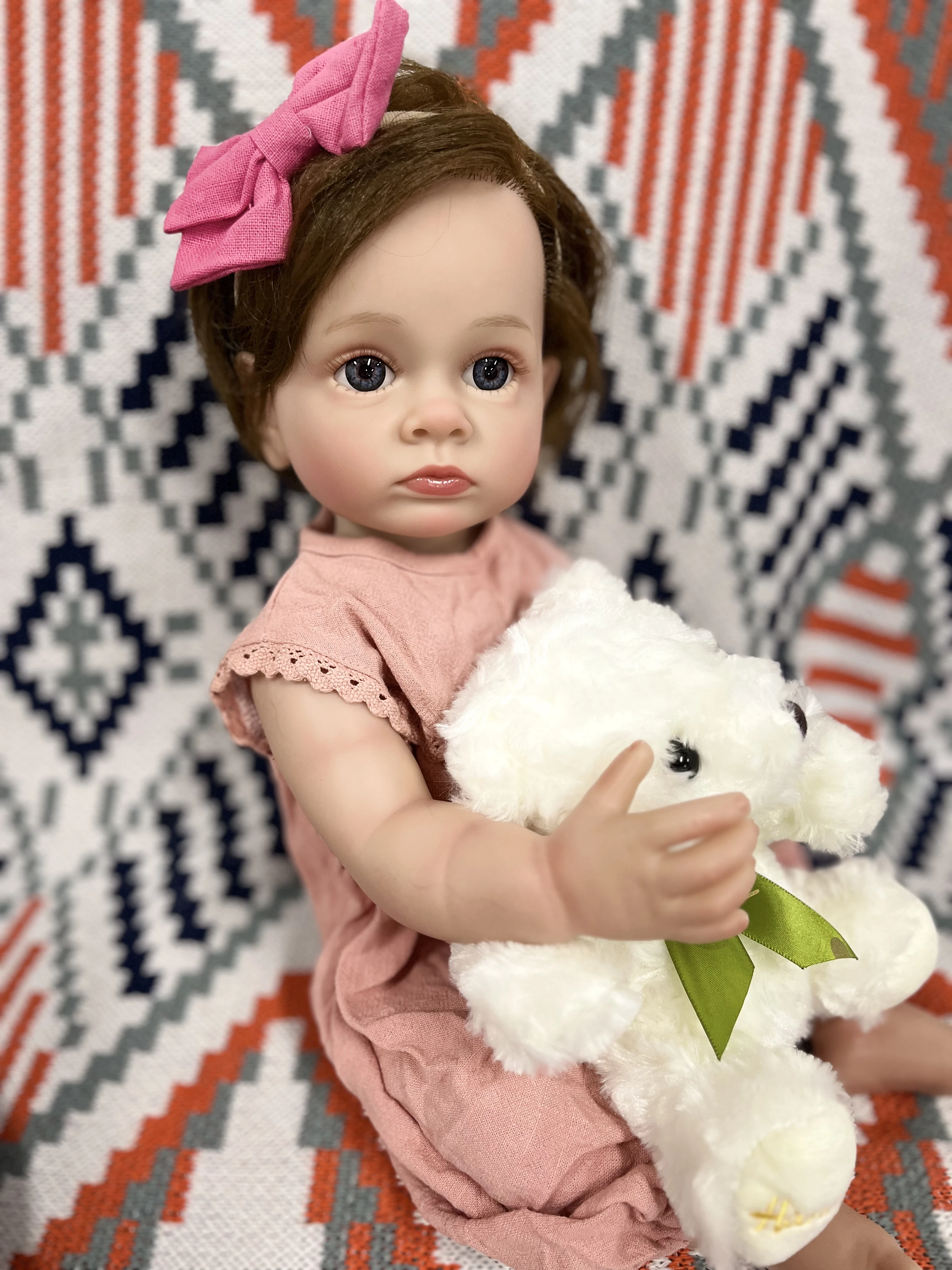 55cm High Quality Vinyl Simulation Baby Dolls Set Realistic Silicone Male Baby Alive Dolls Bebes Reborn De Silicona