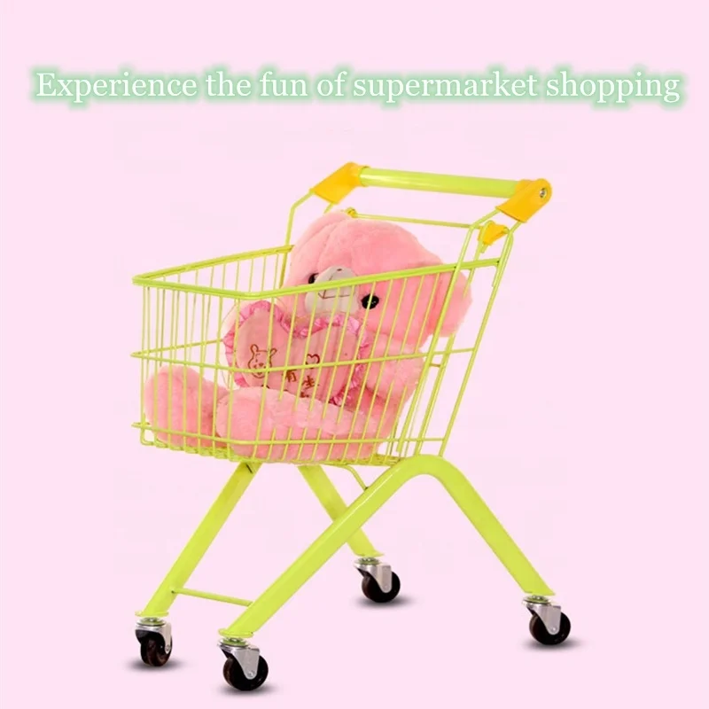 China Factory Supermarket Shopping Trolley Mini Shopping Cart for Kids Children Boys Girls