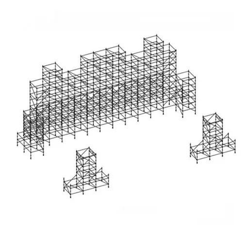 Plates Vertical System Scaffold Bolts Fitting Net Plettac Ringlock Feet Layher Scaffolding Material Construction Event Sale