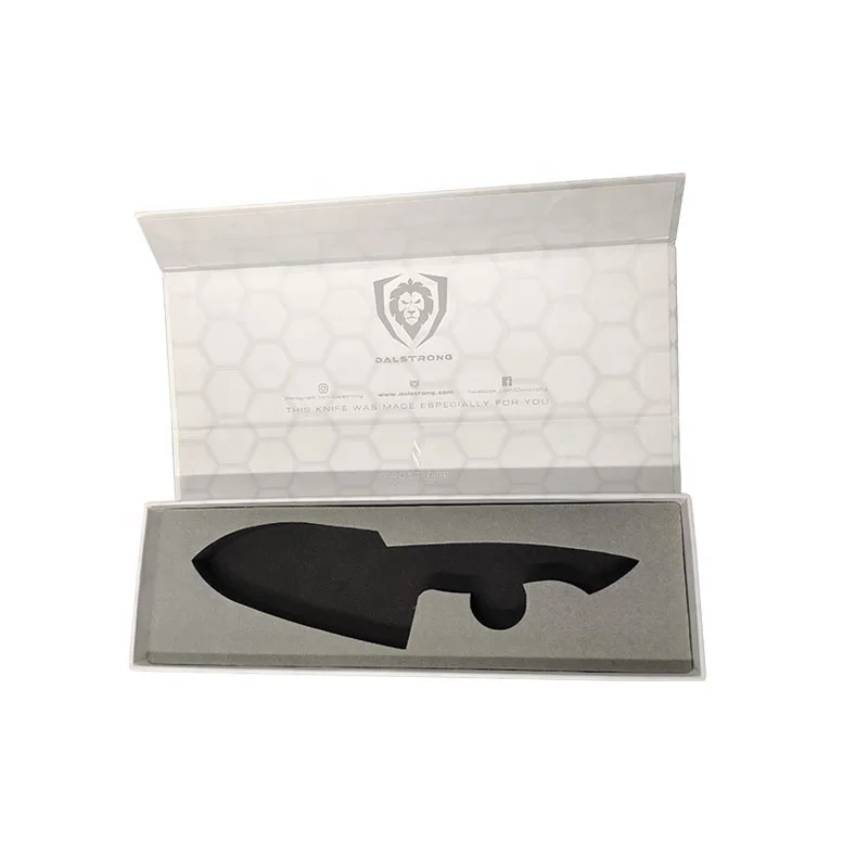 Custom Luxury Packaging box for  Knife Spoon Fork Set  Magnetic Rigid Tableware printing box  Gift Box with EVA Inset