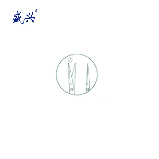 
Straight sharp Micro Scissors Neurosurgery/Yasargil titanium Micro Scissors 