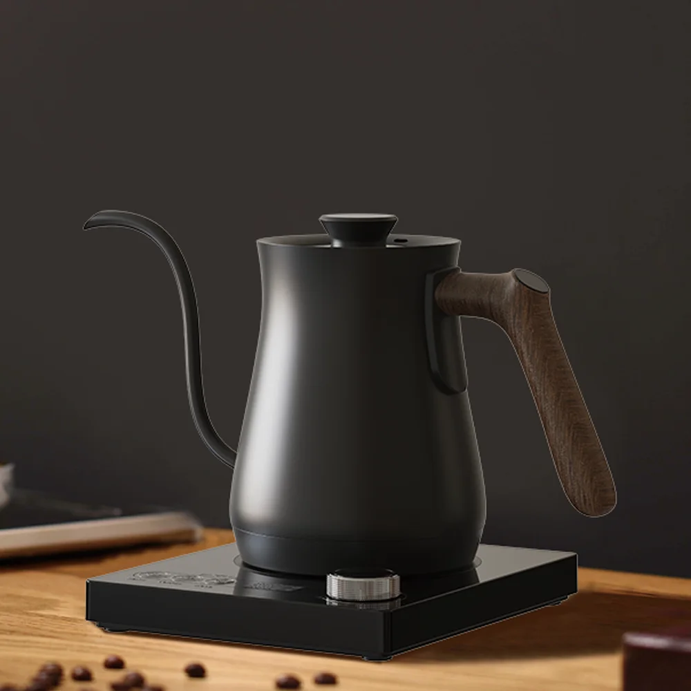 700ml Travel Gooseneck Hand Drip Pour Over Coffee Kettle Pot Pour Over Coffee Drip Pot Stainless Steel Dripping Coffee Pot