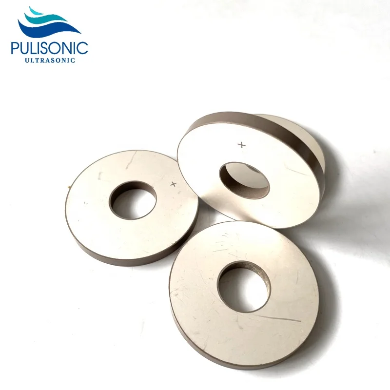 50mm Diameter Ring Piezoelectric Ceramic As 15khz/20khz Ultrasonic Sensor Piezoceramic  Parts