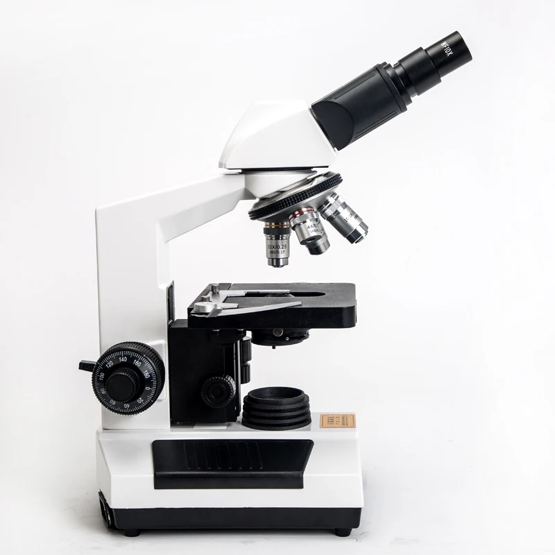 BL-107 Biological Microscope Digital Binocular Head 40x -1000x For School Lab And Hospital