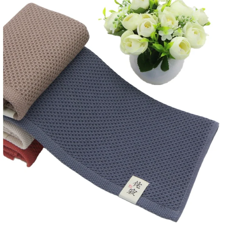 Waffle Towel Honeycomb Face Towel High-grade Cotton Towel