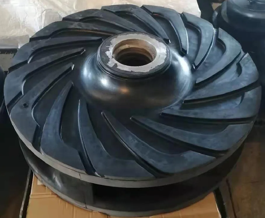 R55 natural rubber Slurry pump impeller 10147 pump liners Spare parts