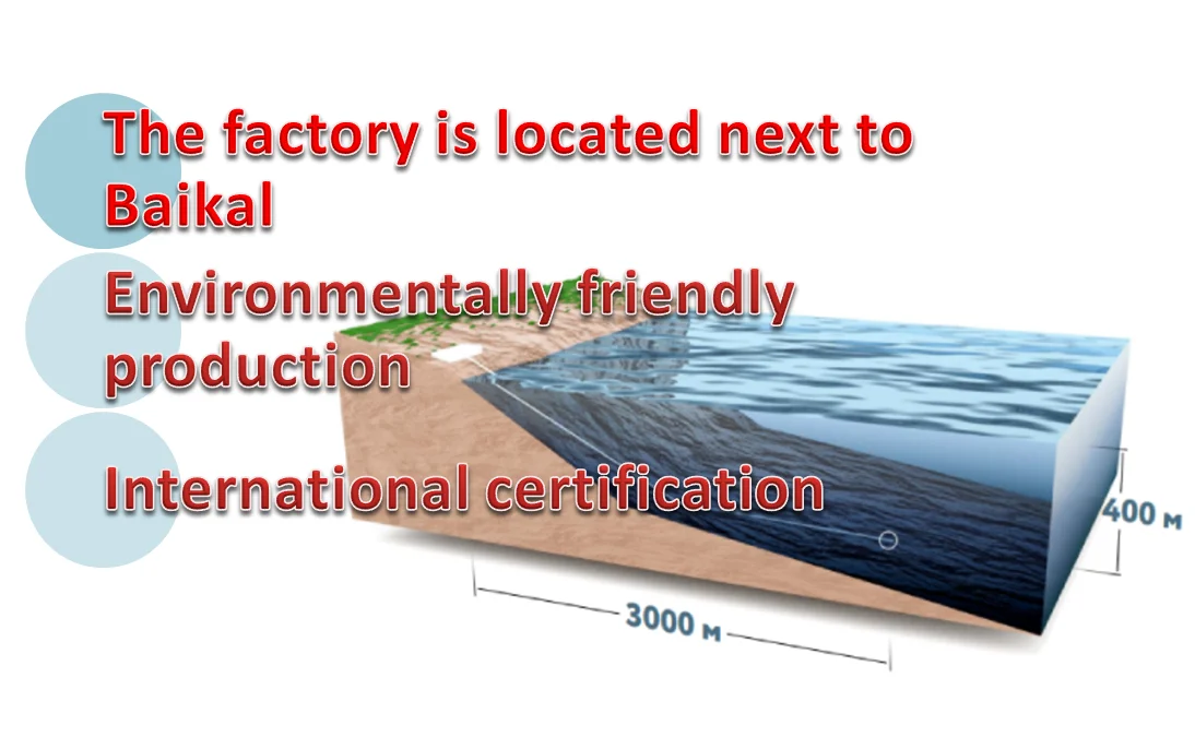 Natural mineral water deep still water Baikalika pure water