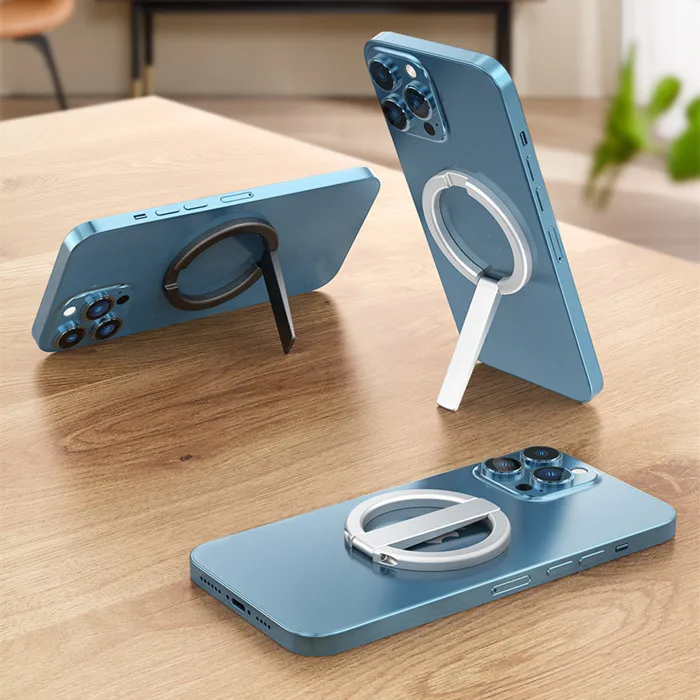 custom portable mobile phone desk stand phone magnet mount for magsafe