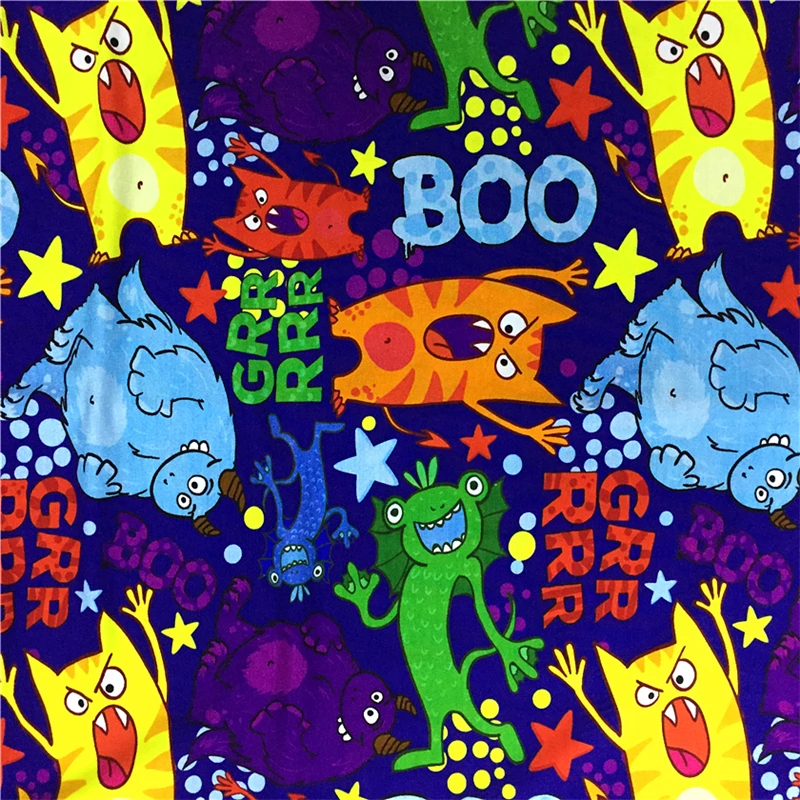 Mango Super Soft Custom Digital Printed Bamboo jersey fabric for garment