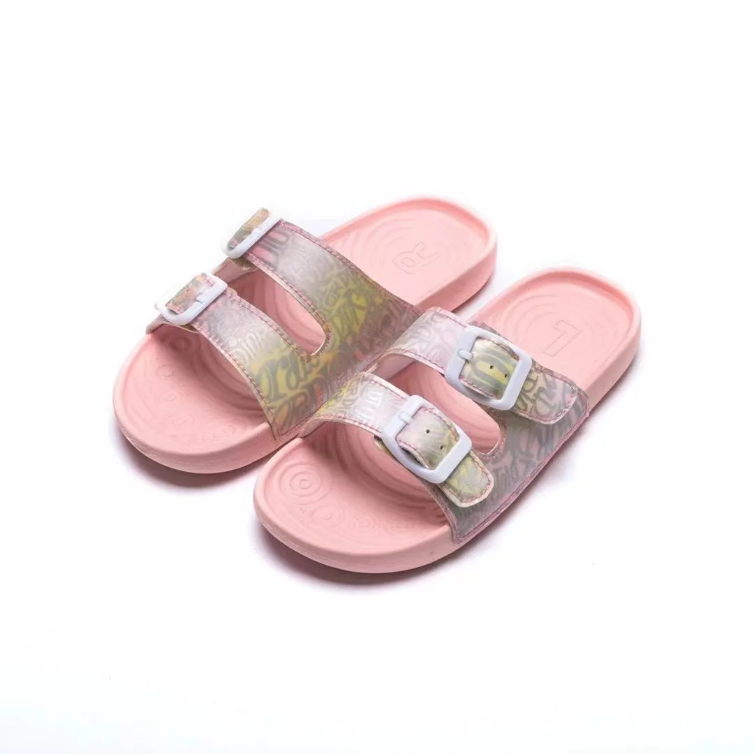 2021 Summer Latest Design Custom Slippers Eva Slipper Webbing Woman Customize Logo Slides Sandal Footwear