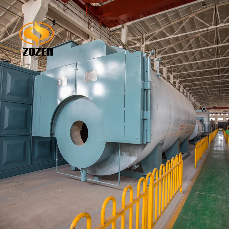 7 МВт 10 бар газомазутный водогрейный котел для теплового источника текстильной фабрики