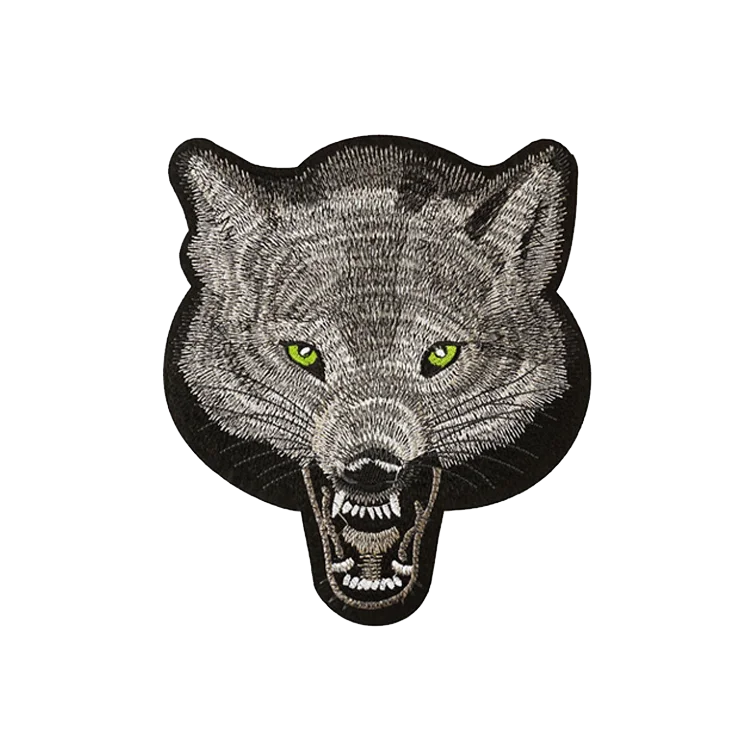 High density fashion design clothing badge woven embroidery patch