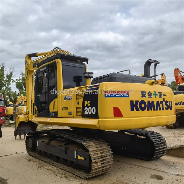 Подержанный PC200-8 komatsu высокое качество хорошее состояние низкая цена