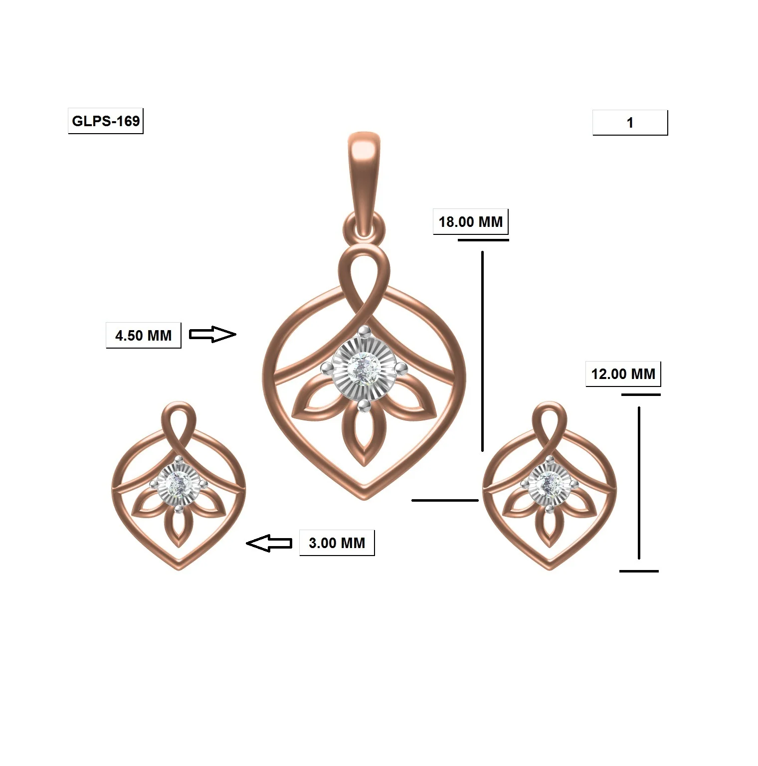 
Fashion Wholesale 18K Yellow, Rose, White Gold Plated Jewelry Custom Pendant for Women/Men/Girl/Daughter/Wife 