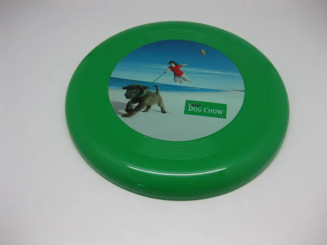 
22.5cm Wholesale custom logo plastic flying disc Dog toy 